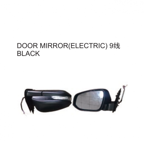 Toyota Hilux Revo 2015 9 Lines BLACK Electirc Mirror