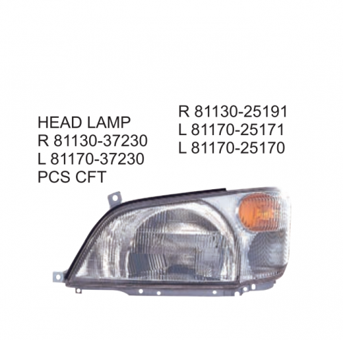 Toyota Dyna XZU 2004 Head lamp 81130-25191 81170-25170 81170-25171 81130-37230 81170-37230