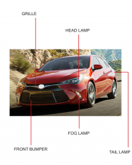 Toyota Camry USA Type 2015 Tail lamp