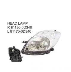 Toyota VITZ YARIS 5D 2005-2006 Head lamp 81130-0D340 81170-0D340