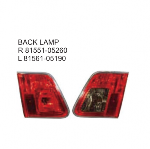 Toyota AVENSIS 2008 Tail lamp 81551-05260 81561-05190